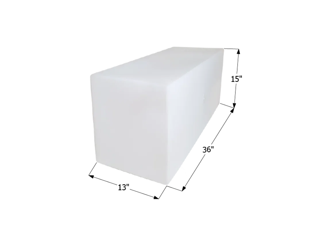 12497 – ICON Fresh Water Tank, 30 Gallon Capacity Roto Molded 36 Inch Width x 13 Inch Length x 15 Inch Height